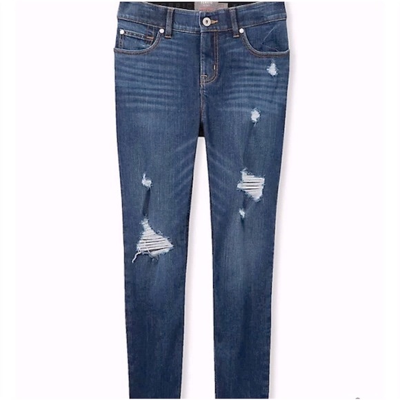 Torrid Destructed Bombshell Straight 16 X-Short - Picture 4 of 16